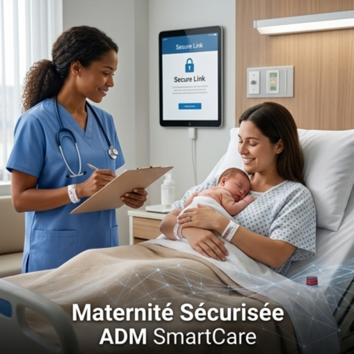 Maternité sécurisée RFID bracelet nouveau-né protection enlèvement – ADM SmartCare